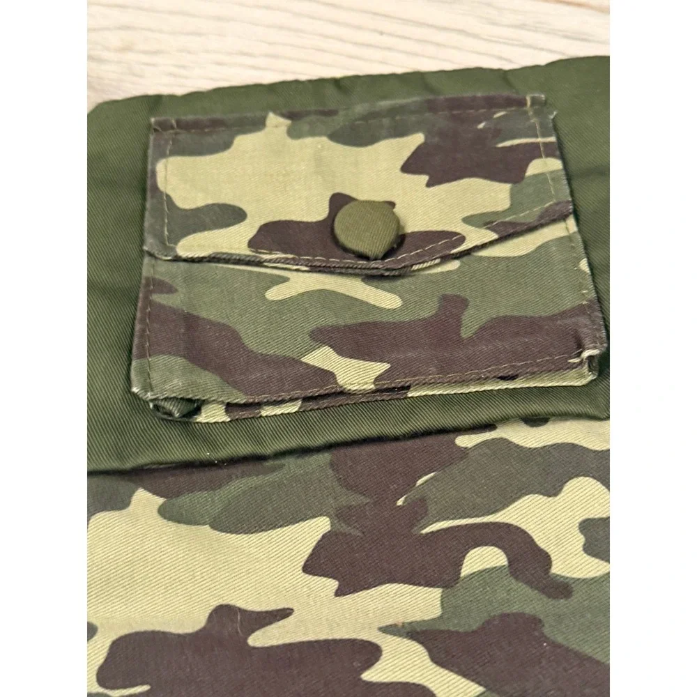 Camouflage Christmas Stocking Pocket Decor Hunting Holiday Decor‎ Military NWOT